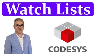 CODESYS Watch Lists codesys plcprogramming iec61131 plc debugging plcdebugging monitoring [upl. by Mufinella288]