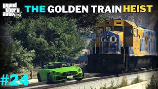 MICHAELS BIGGEST TRAIN ROBBERY EVER  GTA 5 GAMEPLAY 24 [upl. by Atiuqahs]