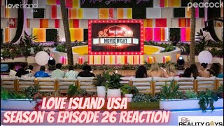 Movie Night  Love Island USA Season 6 Episode 25 Reaction LoveIslandUSA LoveIsland [upl. by Flynn]