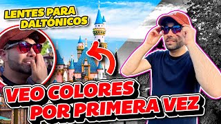 VEO LOS COLORES POR PRIMERA VEZ  PRUEBO LOS LENTES PARA DALTONICOS Soy Daltónico [upl. by Brianne416]