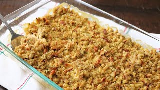 Easy Chicken and Stuffing Casserole Bake with Stove Top Stuffing So Delicious [upl. by Samled]