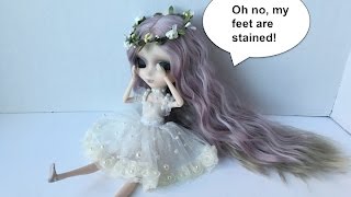 Pullip Doll Care Tips on how to prevent staining plastic damage [upl. by Asirram]