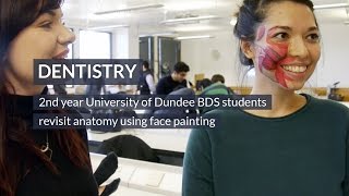 Anatomy Face Painting at the University of Dundee [upl. by Hannah]