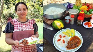 COCINANDO UN ARROZ CON PICA PICA A LA ORILLA DEL RIO EN EL CAMPO [upl. by Donnie]