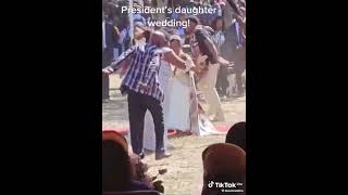 zambia wedding hakainde hichilema daughter traditional dance [upl. by Eanert]