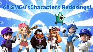 All SMG4s Characters Redesings [upl. by Aralk]