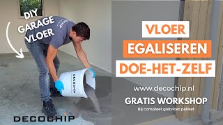 Vloer Egaliseren Met Egaline  Doe Het Zelf [upl. by Laurinda]