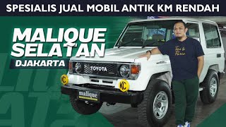 Malique Selatan Jakarta Raja Showroom Mobil Antik Kilometer Rendah [upl. by Herve]