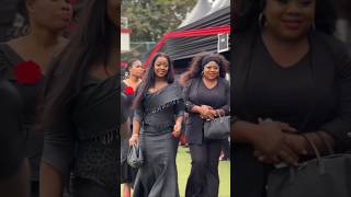 Jackie Appiah Desmond Elliot McBrown and others at John Dumelos Mothers Funeral video [upl. by Laurin]