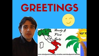 italian language lessons for beginners  Lesson 1  greetings in italian [upl. by Chrissy690]