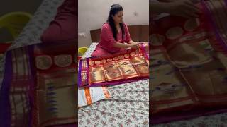 Online shopping review from Shivshahi 💞emi bhishi customer feedback review paithaniunboxing reels [upl. by Valdemar]