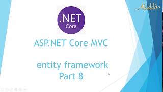 ASPNET Core MVC Entity Framework  Controller 1 Part 8 [upl. by Bently126]