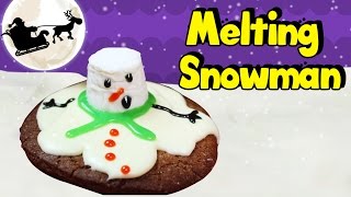 How To Make Christmas Melting Snowman Cookies [upl. by Dieterich75]