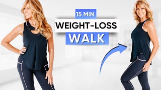 15Minute Walking Exercise To Lose Belly Fat [upl. by Lowrance]