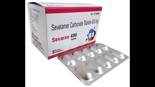 Sevaron400  800 Tab Sevelamer Carbonate 400mg and 800mg  Trumac Healthcare  PCD Pharma [upl. by Enelrae]