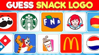 Guess the Snack Logo Quiz 100 Snack Logos in 3 Seconds [upl. by Iahk936]