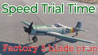 Speed Trial  FockeWulf TA152 1300mm smokeymountainrc aviation motionrc fastrc [upl. by Ayahc279]