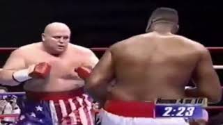 BUTTERBEAN vs Larry Holmes Highlights [upl. by Jareb]