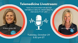 Telemedicine Livestream “Health Coaching for Better Health and Quality of Life” [upl. by Tik238]