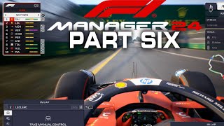 INSANE BATTLE FOR POLE F1 MANAGER 24  COOP FERRARI CAREER MODE  PART SIX [upl. by Ybrek]