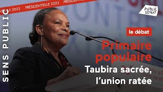 Primaire populaire  Taubira sacrée l’union ratée [upl. by Ilajna109]