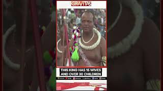 This King has 16 wives amp over 30 children  WION Shorts [upl. by Haridan]