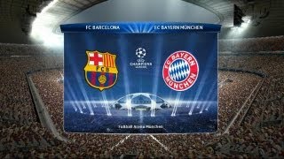 PES 14 Champions League FINAL  Barcelona  Bayern Munchen [upl. by Mendoza207]