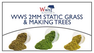 WWS 2mm Static Grass Layering System amp making Trees [upl. by Inttirb]