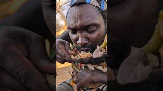 Breakfast time See how Hadza cooks their favorite meal middle of nowhere‼️😋villagelifehadzabetribe [upl. by Hermina465]