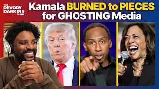 Kamala BURNED to PIECES by Stephen A Smith for GHOSTING the Media—He’s DONE [upl. by Siletotsira77]