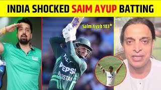 Shoaib Akhter On Saim Ayub 113 2nd Odi PAK VS ZIM  Indian Media reaction on Saim Ayub [upl. by Naletak683]