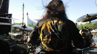 Jason Bittner wANTHRAX quotAntiSocialquot 7112 Mayhem Fest San Fran [upl. by Ameerak401]