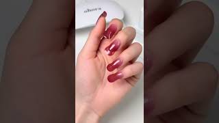 How I do my nails in 10 minutes at home 💅🏼💅🏼 asmr nailsasmr gelnailsticker gelnailstrips [upl. by O'Gowan501]