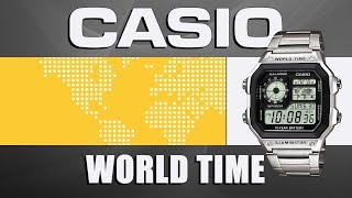 Casio World Time AE1200WHD1A [upl. by Hammond]