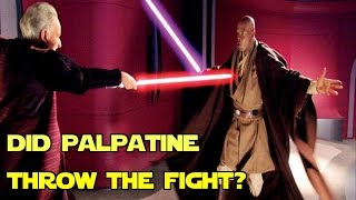 Mace Windu vs Palpatine  Who REALLY won [upl. by Snahc721]