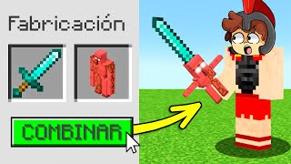 ¡Minecraft PERO podemos COMBINAR CUALQUIER OBJETO 😲💥 INVICTOR [upl. by Morse860]