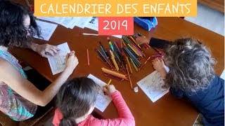 Le calendrier des enfants 2019  poutre du temps à colorier [upl. by Shulamith]