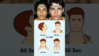 Defined jawline exercises part 2 skincareroutine jawline [upl. by Eicram560]