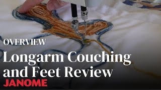 Longarm Couching and Feet Review [upl. by Ennairrek513]