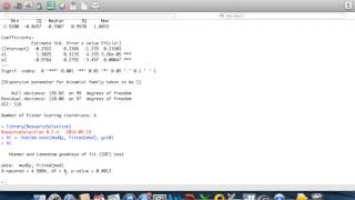 HosmerLemeshow goodness of fit test in R [upl. by Hedy759]