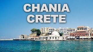 Chania a Beautiful Port Town on the Greek Island of Crete [upl. by Lilllie]