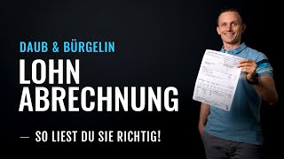 Die Lohnabrechnung richtig lesen lernen  Daub amp Bürgelin Steuerberater [upl. by Adnopoz]