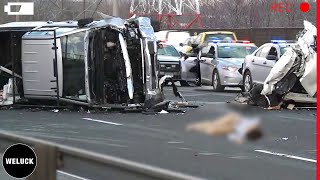 65 Tragic Moments Idiots Driver Crashes On Road Got Instant Karma  Idiots In Cars [upl. by Dumanian241]