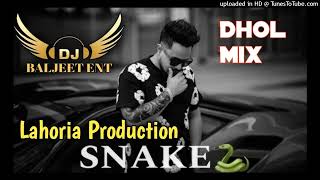 Snake Dhol Mix Cheema Y Ft Lahoria Production New Punjabi Song 2024 [upl. by Genesa]