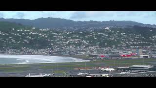 231003 Lyall Bay Wellington Airport Brooklyn wind turbine Lyall Bay Surf Cam Live [upl. by Brigitte]