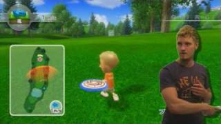 Gameplay  Wii Sports Resort Frisbee Golf [upl. by Llesig248]