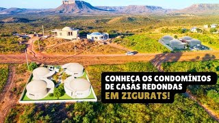 ZIGURATS 4K ConduZigu  Venha morar no condomínio de casas redondas em Zigurats [upl. by Anirres]