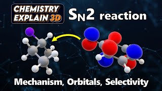 How SN2 Reactions Look Like Animation  Organic Chemistry Substitution Mechanism [upl. by Ecirtnuahs]