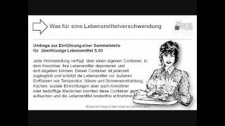 B1B2 Leseverstehen Lebensmittelverschwendung [upl. by Smith406]