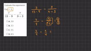 Evaluate Algebraic Expressions Video Solution 4 V2 [upl. by Yeniar856]